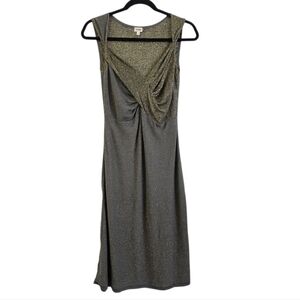 Kenzo metallic knit midi dress